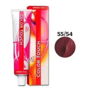 Tonalizante Wella Professionals Color Touch 5554 Castanho Claro Intenso Acaju Vermelho 60 g