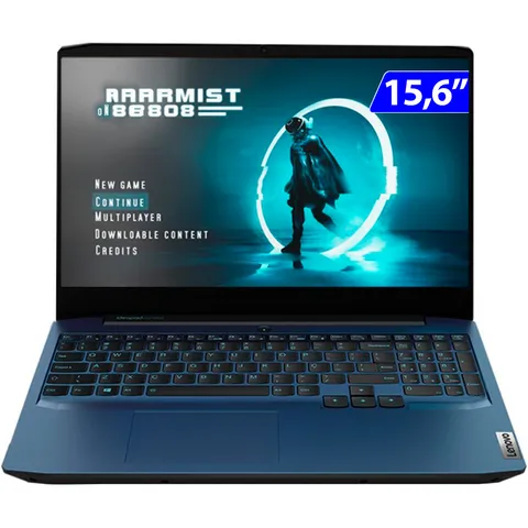 Notebook Gamer Lenovo Ideapad Gaming 3I I5 Linux 8Gb 256Gb Ssd 156 Azul Bivolt