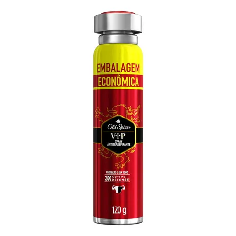 Desodorante Old Spice Vip Spray Antitranspirante 48h 200ml Embalagem Econômica