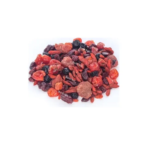 mix Frutas Vermelhas 120g Cramberry Gojiberry Blueberry Morango e Cereja desidratados alta qualidade porções iguais dos produtos