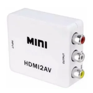 Mini Adaptador Conversor De Cabo de Alta Resolução Para Video HDTV AV Composto Rca 2av