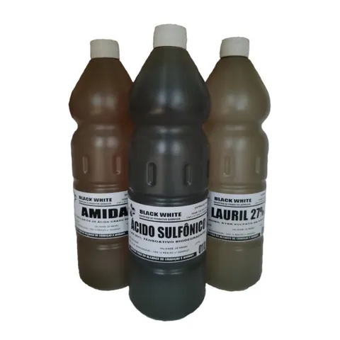 kit lauril 27 1 litro amida 60 1 litro ácido sulfônico 90 1 litro