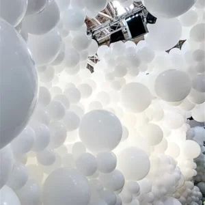 101218 Polegada Gigante Branco Decoração Do Casamento Macaron Balão De Látex Hélio Da Festa De Aniversário De ballon