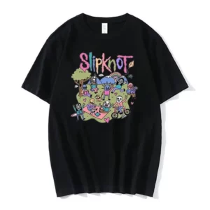 Camiseta Slipknot Sean Solomon Unissex Camiseta de Rock Camiseta Camisa Camisa de Rock Camiseta Masculina 100 ALgodao