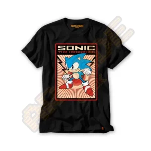 Camiseta Gamer Sonic Mega Drive Ouriço