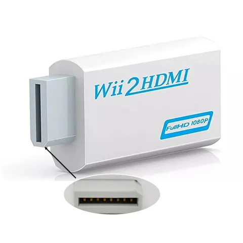 Adaptador Conversor Nintendo Wii Para Hdmi 1080p Wii2hdmi
