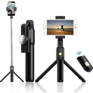 Bastão Pau de Selfie sem fio Bluetooth Retrátil suporte tripé para celular