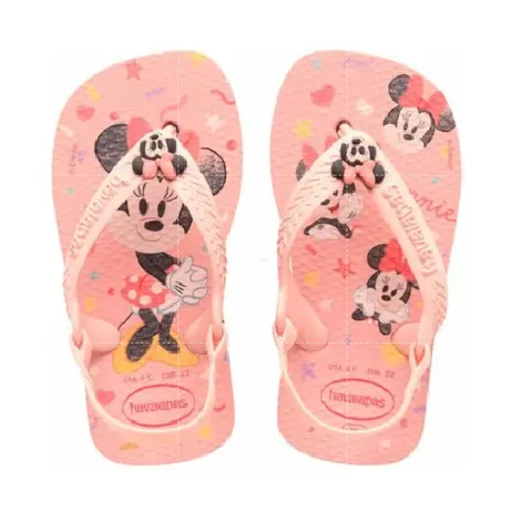 Chinelo Havaianas Bebê Baby Disney Minnie Nova coleção Lançamento