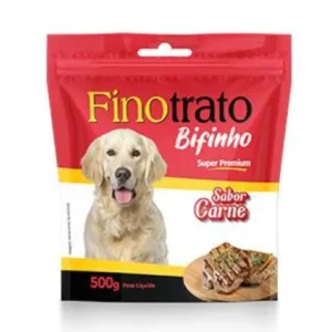 Bifinho Finotrato Petisco Super Premium Para Cães Sabor Carne 500g