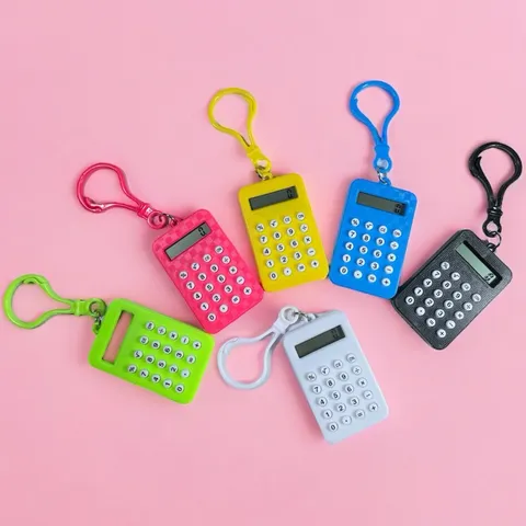 Mini calculadora chaveiro