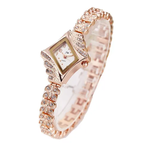 Relógio Feminino Com Pulseira De Diamantes Relógio Quartzo Feminino Moda Leve E Luxuosa Casual De Quartzo