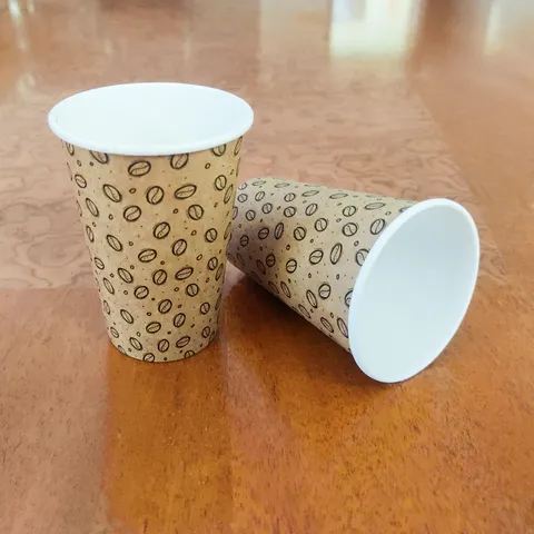 Copo de papel Kraft para café 180ml biodegradável 50 unidades