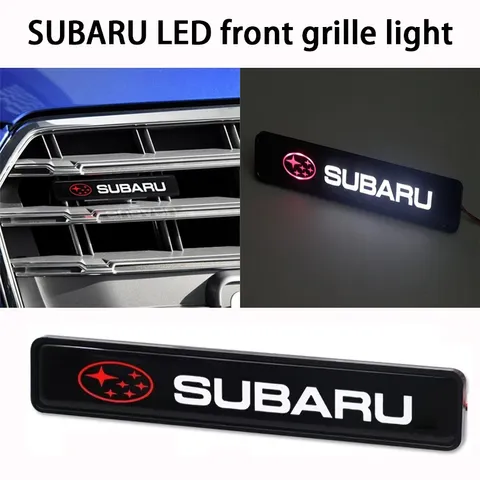 SUBARU Honda Proton Perodua Luzes Do Logotipo Carro Toyota Da Grade De LED Luminosas Decorativas Frontal