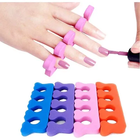 6 Unidades Separador de Dedos para Manicure Pedicure