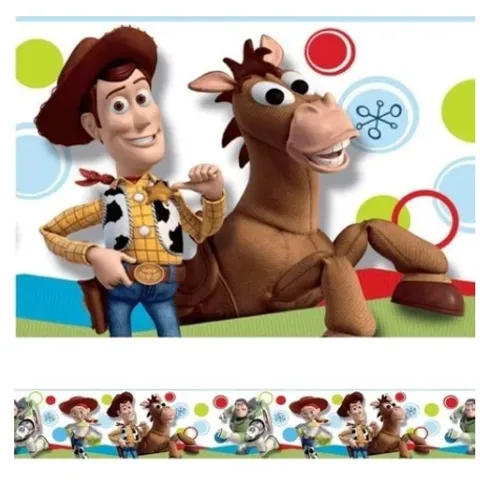 Faixa Decorativa Papel De Parede Infantil Bebê Toy Story