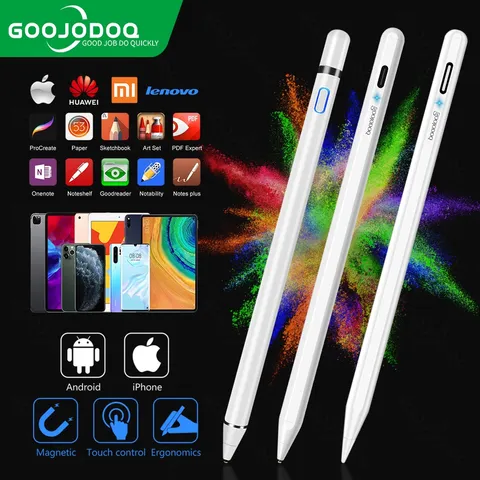 GOOJODOQ Caneta Stylus Universal para ipad Pencil 2 1 iPad Stylus Touch Pen para Tablet iOS Android