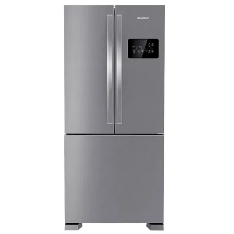 Geladeira Refrigerador Brastemp 554L Frost Free French Door Bro85ak Inox 110 Volts