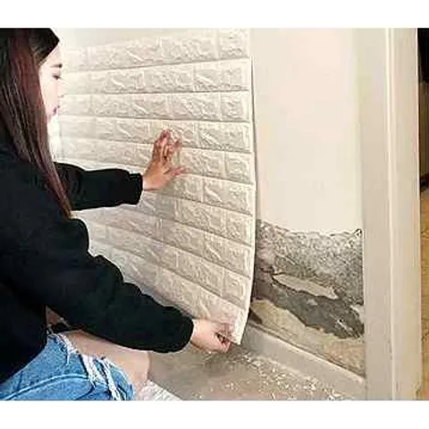 Design de decoração de parede de papel de parede à prova dágua de tijolo de espuma adesivo 3d para quarto