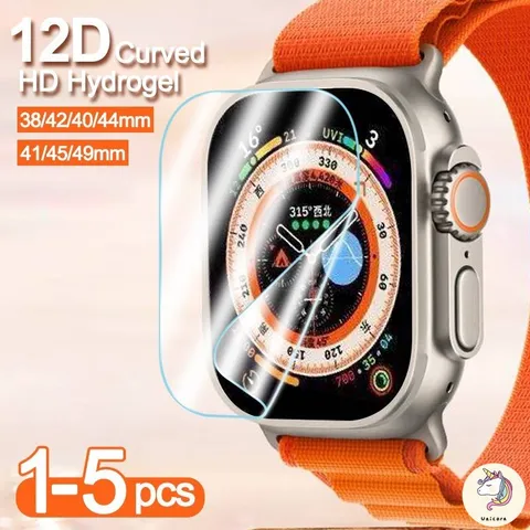 Película Protetora De Tela Soft Hydrogel Para Relógio Apple 8 7 6 SE 5 4 3 40MM 44MM 42MM 38MM Não Vidro iWatch 8 Ultra 7 41MM 45MM 49MM
