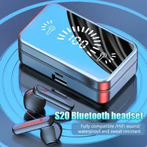 S20 Em Fone De Ouvido Sem Fio Com design Espelhado TWS Air Pro Bluetooth 51 Interferência De Qualidade Sonora Retardada