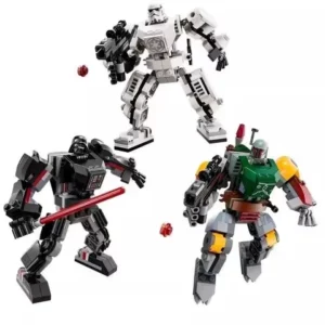 Star Wars Darth Vader Stormtrooper Boba Fett Mech Modelo Blocos De Construção Compatíveis Com Os Brinquedos Educativos Lego Kids