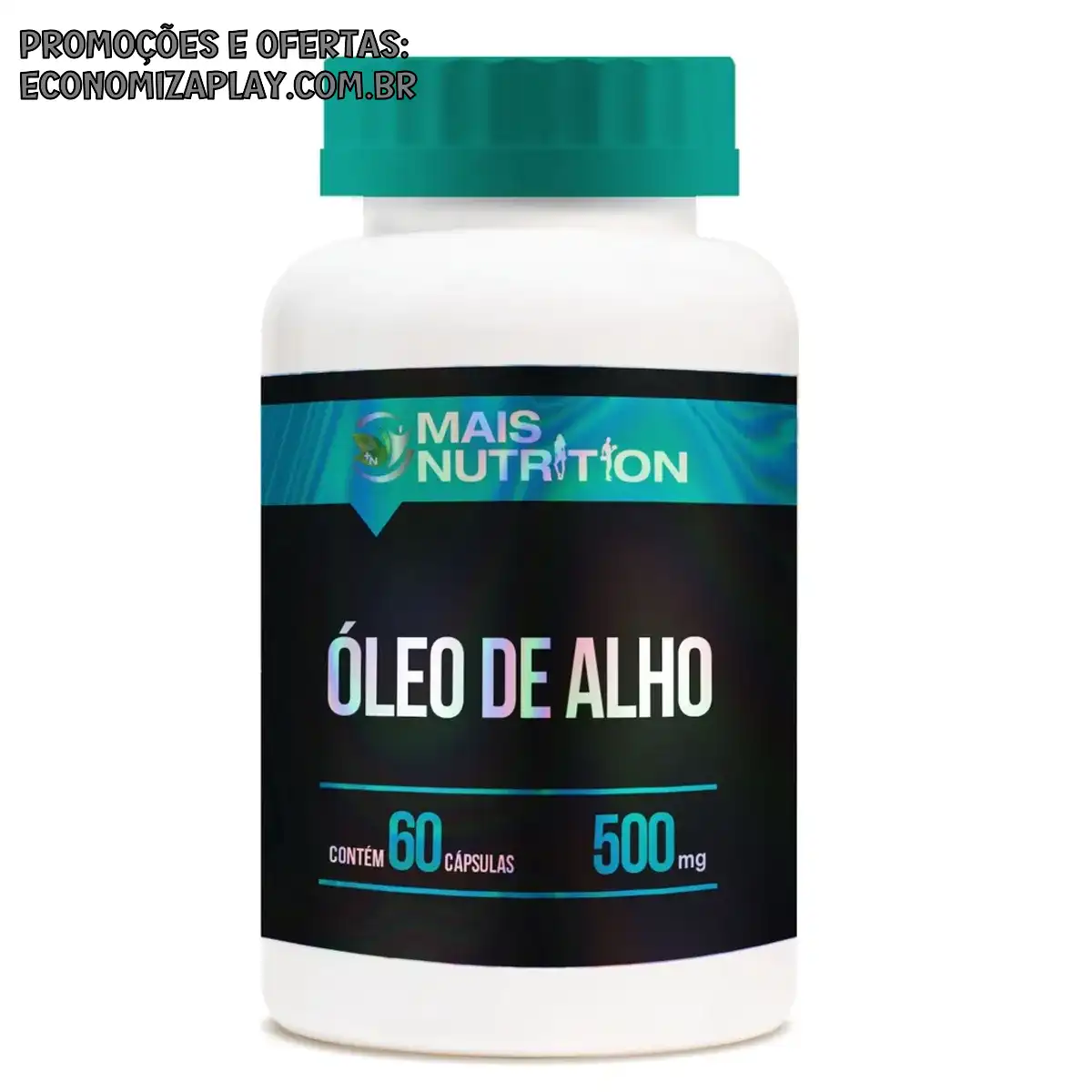 Oleo de Alho 500mg 60 capsulas Mais Nutrition