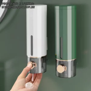 kool Wall Mounted Mão Gel Dispenser Manual Do Dispensador De Sabão Líquido Recipientes Para Sabonete Shampoo Condicionadors