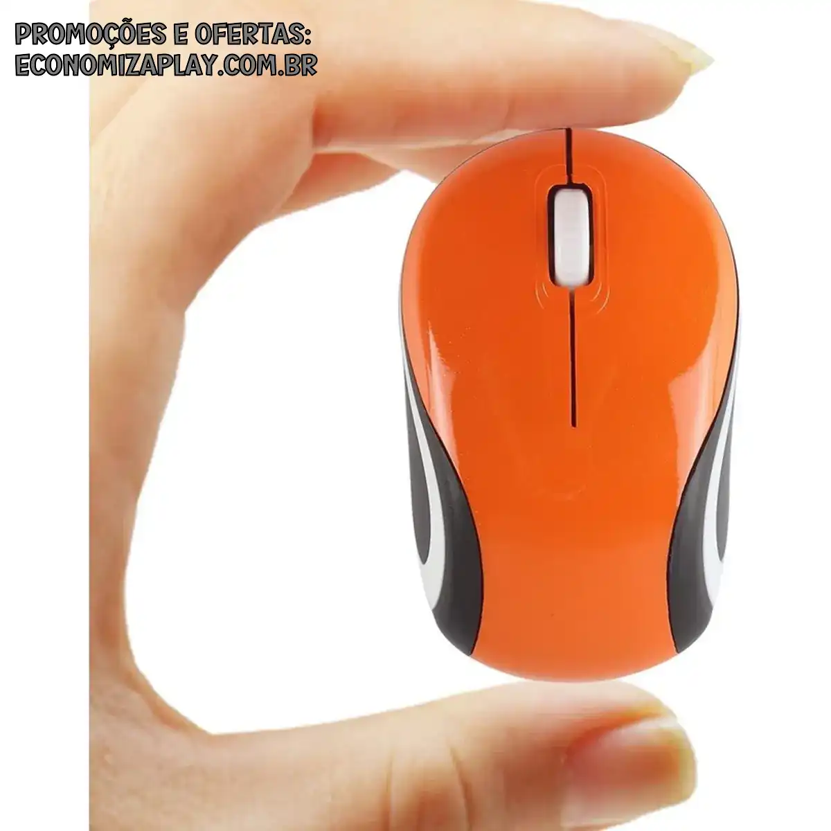 Mini Pequeno Mouse Sem Fio Para O Curso Optical Portátil Com Receptor USB PC Computador