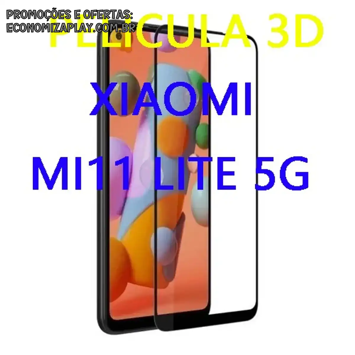 Película De Vidro 3D para XIAOMI MI11 LITE 5G