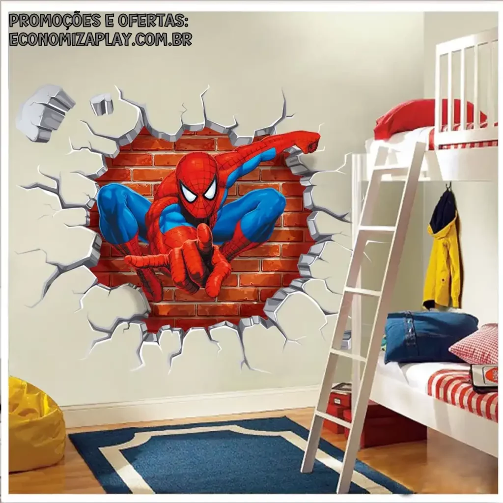 Adesivos De Parede HomemAranha De 45x50cm Para Quartos De Crianças Decoração De Casa mural