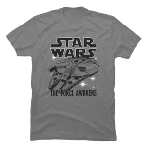 Camisa Camiseta Basica Unissex Millennium Falcon Nave Star Wars