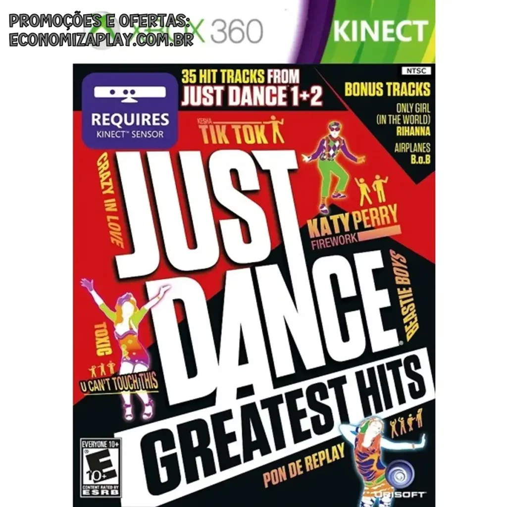 just dance greatest hits kinect xbox 360 MIDIA FÍSICA