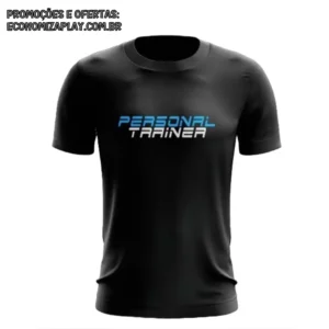 Camiseta Personal Trainer Masculina Com Seu Nome