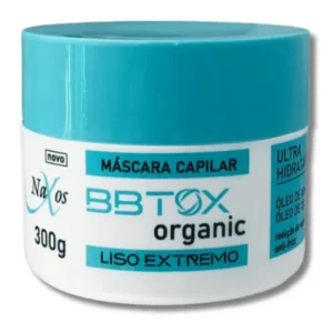 Botox Capilar orgânico Zero 300gr Máscara ultra hidratante Bbtox Naxos