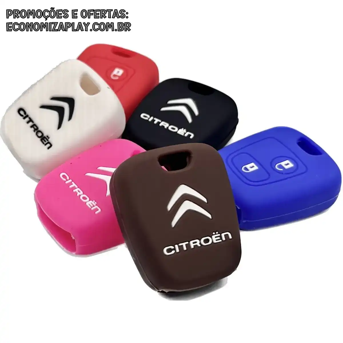 Capa Silicone Chave Citroen C3 Aircross C4 Picasso
