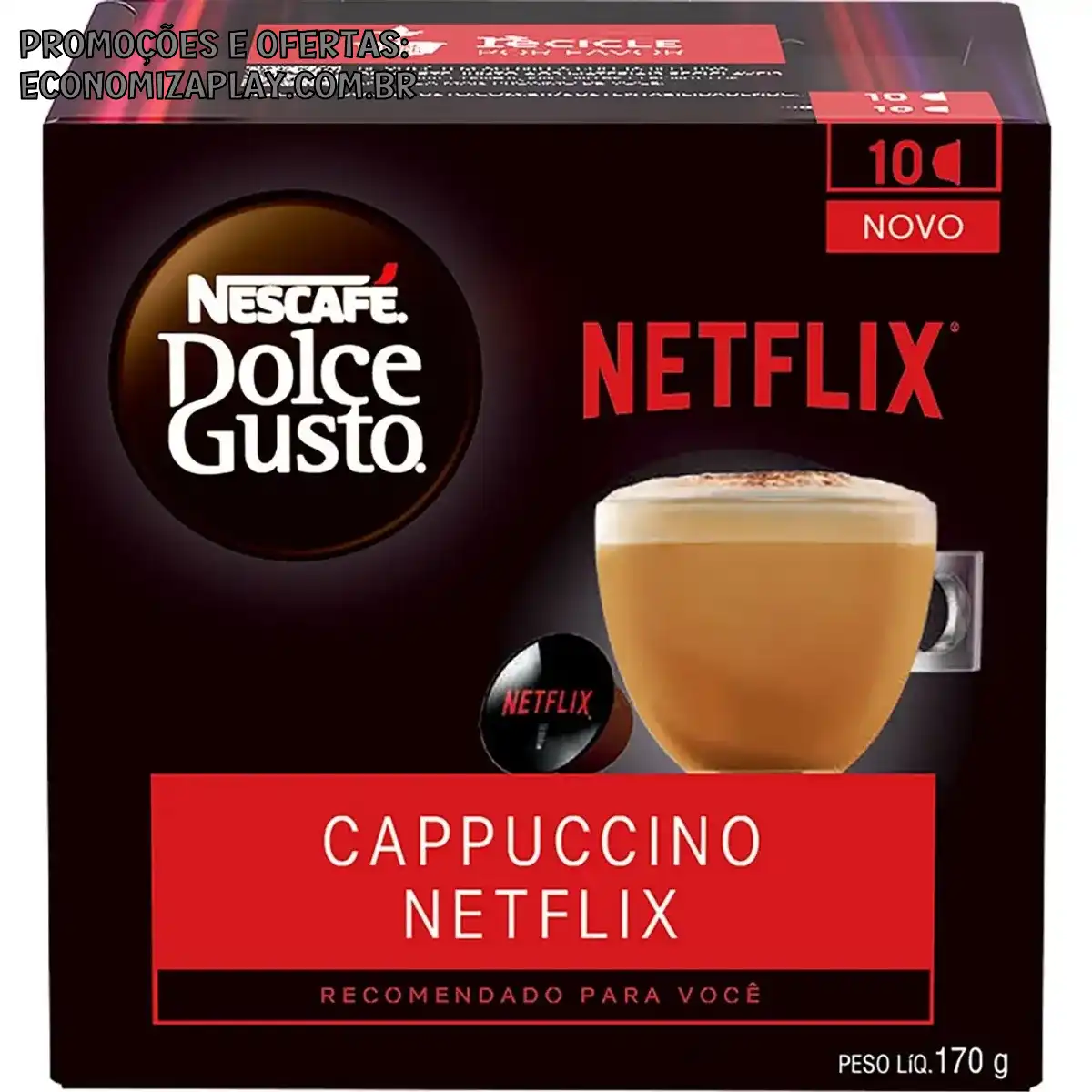 Cápsula De Café Nescafé Dolce Gusto Netflix Edição Limitada Com 10 Capsulas