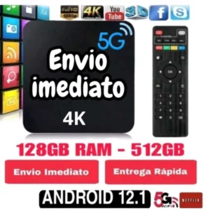 Modelo 2024 Conversor Smart Tv 4k 5G WIFI HDMI Aparelho Última Geração Envio Imediato