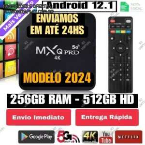 Aparelo Smart TV 256GB RAM 512GB HD 4k 5G Android 121