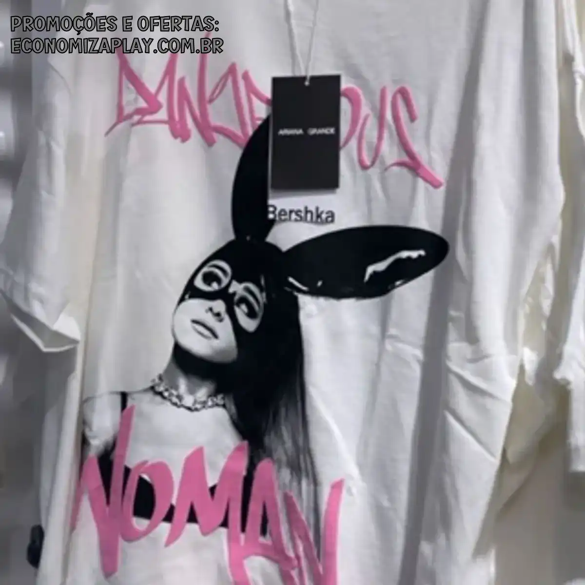 Camiseta Unissex Básica Ariana Grande Artistaa