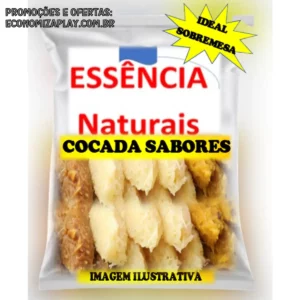 Cocada Mista SABORES Maracujá abacaxi 500g