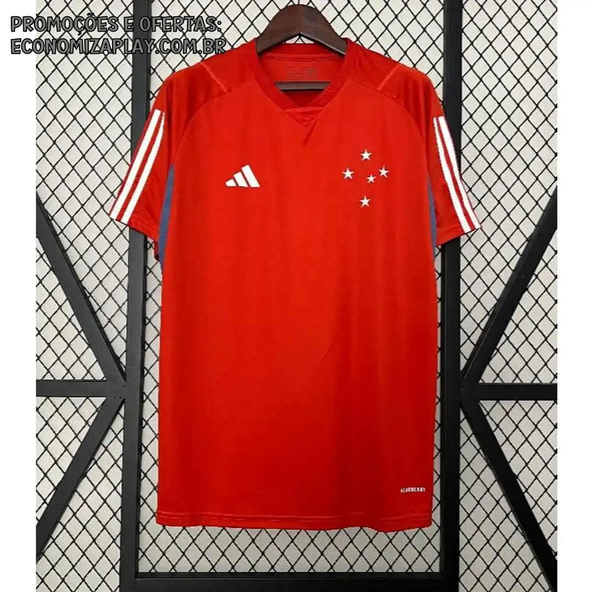 2425 camisa vermelha Vestuário de treino camiseta do futebol