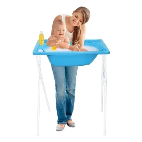 Banheira COM Suporte Portátil Para Banho Bebês