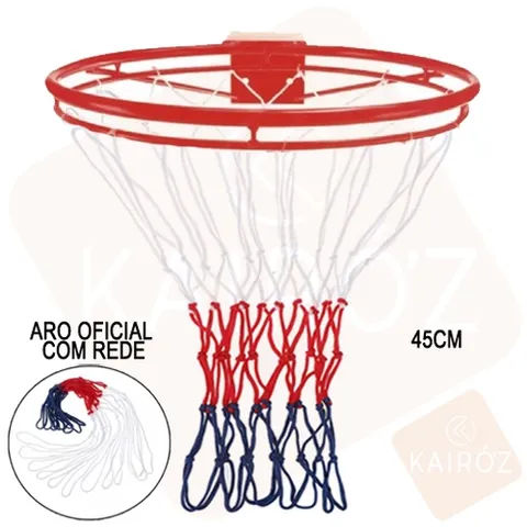 Aro basketball Cesta de Basquete 45cm Oficial ARCO de ferro