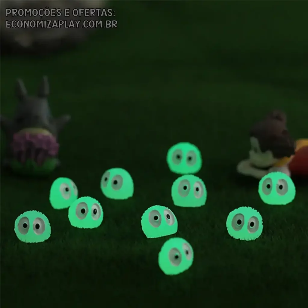 10Pcs Elfos Noctilucentes Miniatura Decorações De Jardim Das Fadas Ao Ar Livre