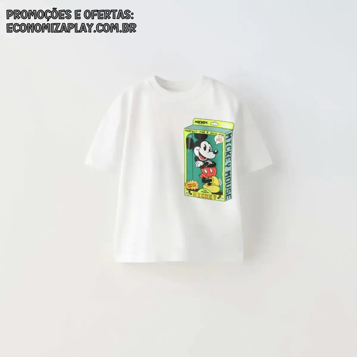 Roupas Para Bebês Mickey Camisetas De Desenho Animado Estampadas Crianças Meninos E Meninas TShirts De Manga Curta Moda Infantil Soltas