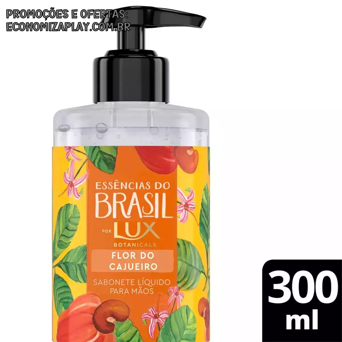 Sabonete Líquido Lux Essências do Brasil Flor do Cajueiro 300ml