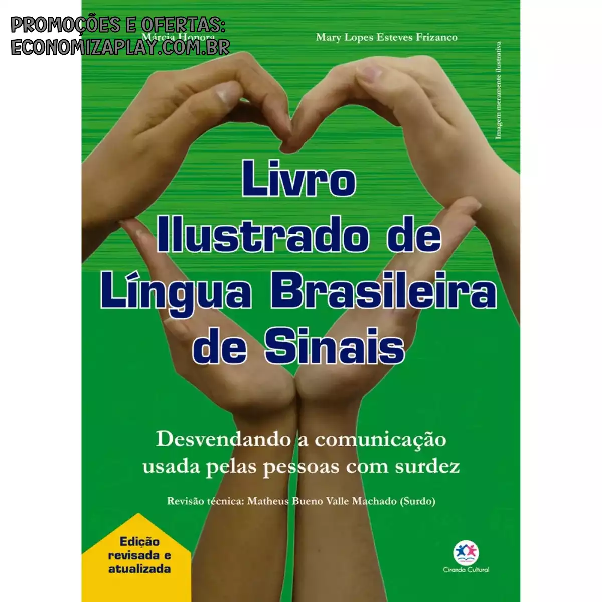 Livro Livro ilustrado de língua brasileira de sinais