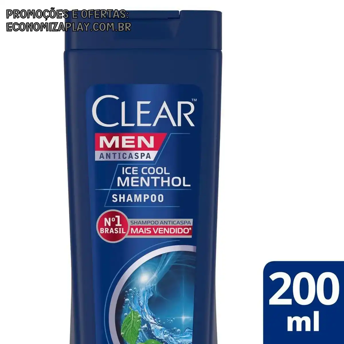 Shampoo Clear Men Anticaspa Ice Cool Menthol 200 ml