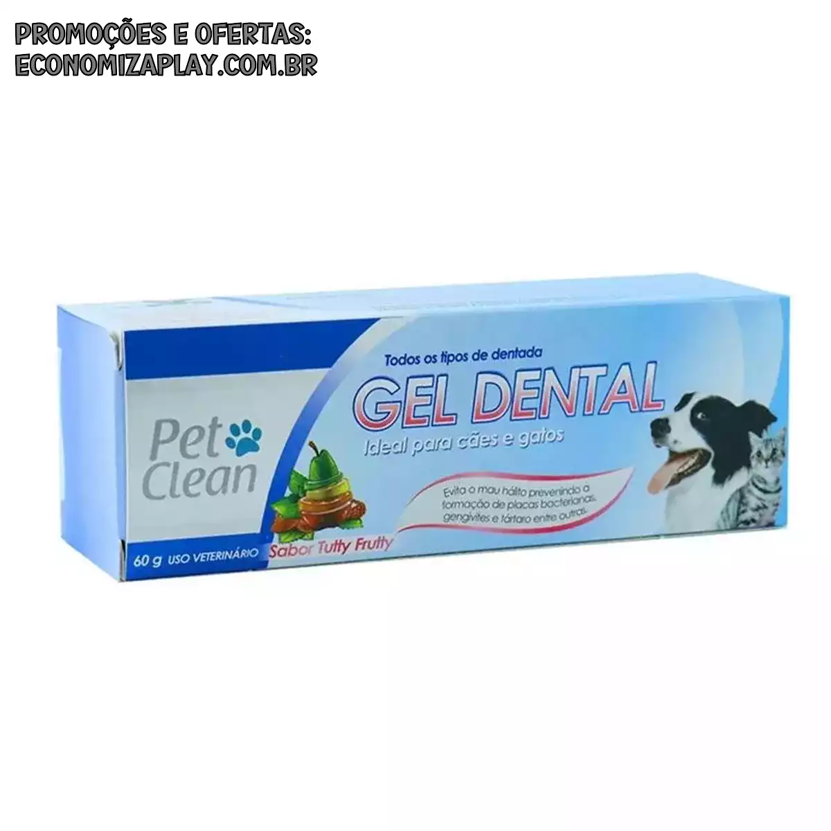 Gel Dental TuttyFrutty Pet Clean 60g