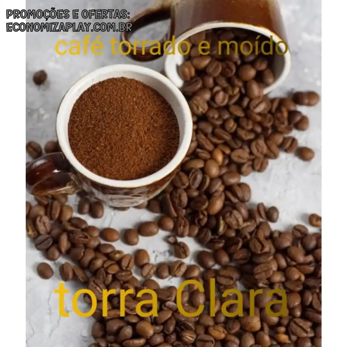 1KG DE CAFÉ TORRADO E MOÍDO TORRA CLARA